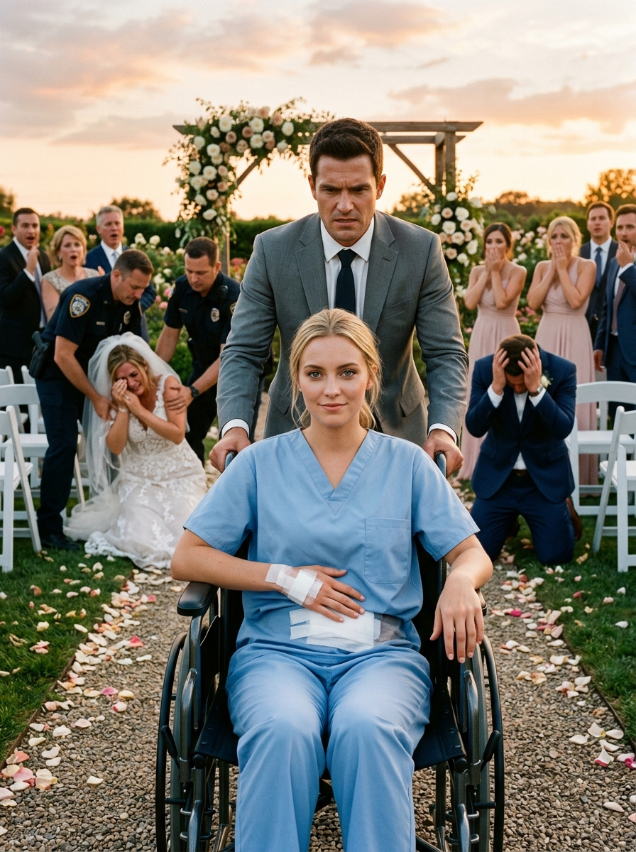 I worked myself into a collapse, woke up in the ICU, and learned that while my family was spending my money in the Bahamas to plan my sister’s wedding, an unknown man had been standing watch outside my hospital room every night. The moment the nurse handed my mother the visitor log and she saw his name, all the color vanished from her face.