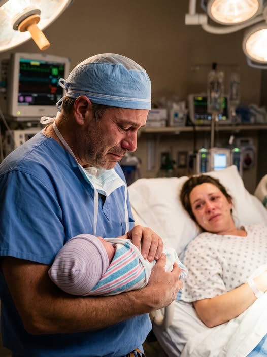 She went to the hospital to give birth, but the doctor broke down in tears when he saw the baby…