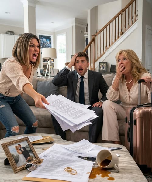 My jobless husband demanded I pay for his mom’s trip to Hawaii—or I’d be the one leaving this house. My MIL just laughed, saying, “You’ll have to pay.” So I threw the divorce papers at both of them and said, “Fine—let’s get a div