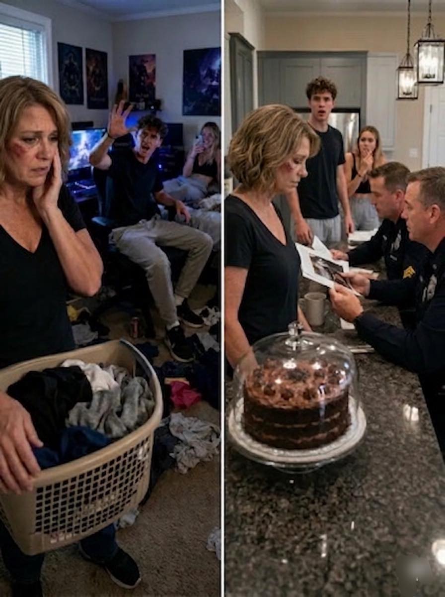 When my son sl:apped me for interrupting his video game, I just lowered my head and walked to the kitchen. I spent three hours baking his favorite triple-chocolate cake