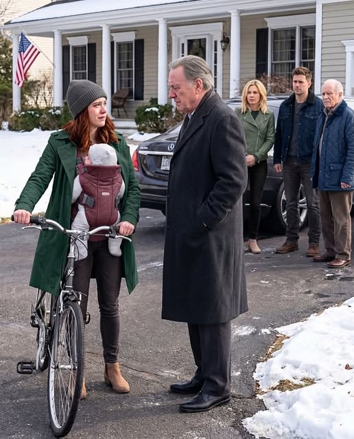 My Grandpa Saw Me Walking With My Newborn And Asked, “Why Aren’t You Driving The Car I Gave You?” I Told Him The Truth: “I Only Have This Old Bicycle. My Sister Is The One Driving The Mercedes.” He Went Quiet, Then Said, “Alright. I’ll Handle This Tonight.” I Thought He Meant A Family Talk. I Was Wrong.
