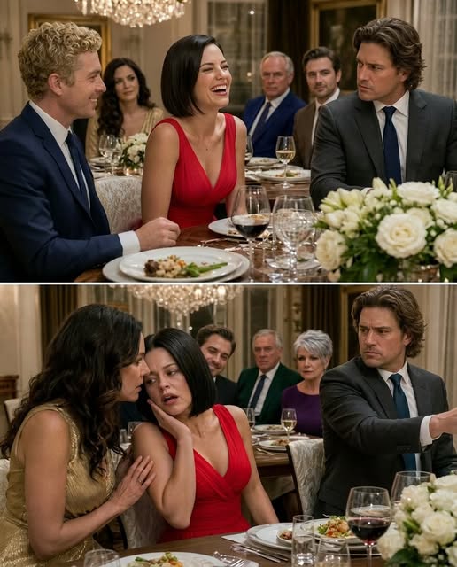 My husband hi:t me at dinner. No wa:rning, just silence. One second I was laughing at my brother-in-law’s joke… The next, my head sna:pped sideways. No one moved. Then his mother leaned in and whispered, “I stayed… don’t be me.”