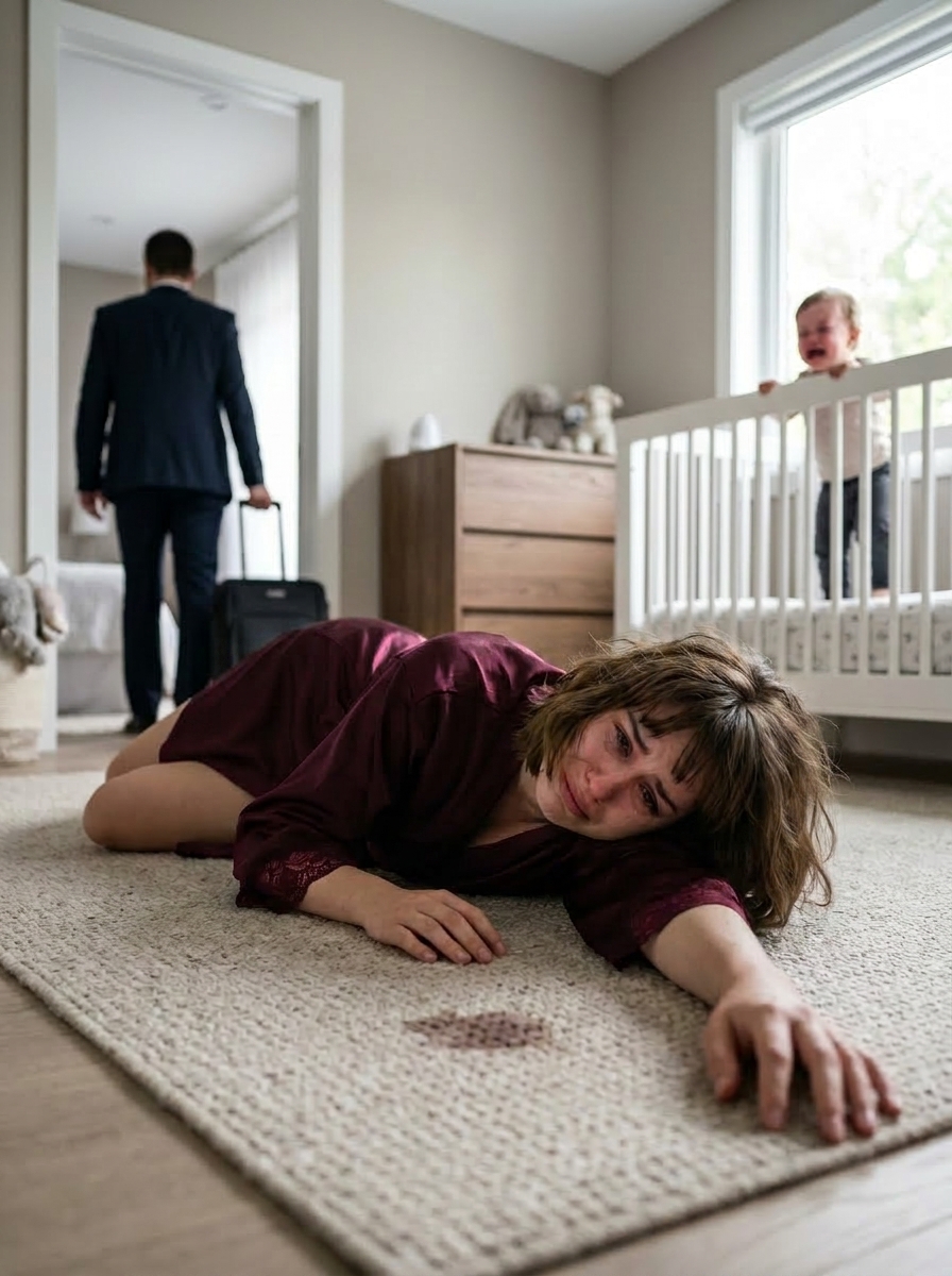 Eight days after giving birth, I was bl:eeding in the baby’s room while my husband zipped up his suitcase and said, “Stop ruining my birthday.” He