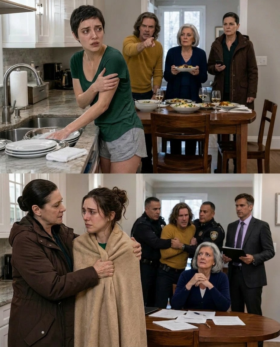 I visited my daughter without notice and was stunned! Her mother-in-law and husband were sitting and eating while she was washing dishes, shivering from the cold.