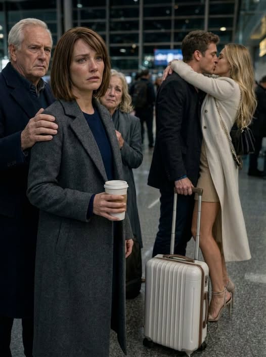 I Went To Pick Up My Parents At The Airport And Saw My Husband Kissing His Mistress While Carrying Her White Suitcase…