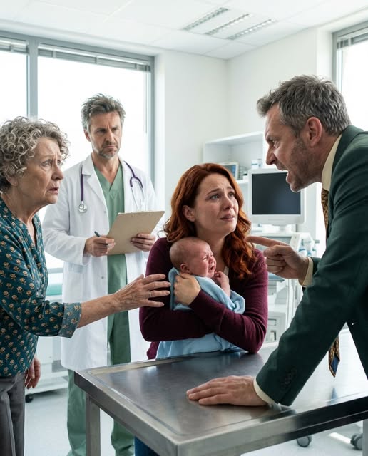 At my baby’s three-month checkup, the doctor called me into a separate room and lowered his voice so no one else could hear him, and what he said next made the floor feel unstable beneath my feet.