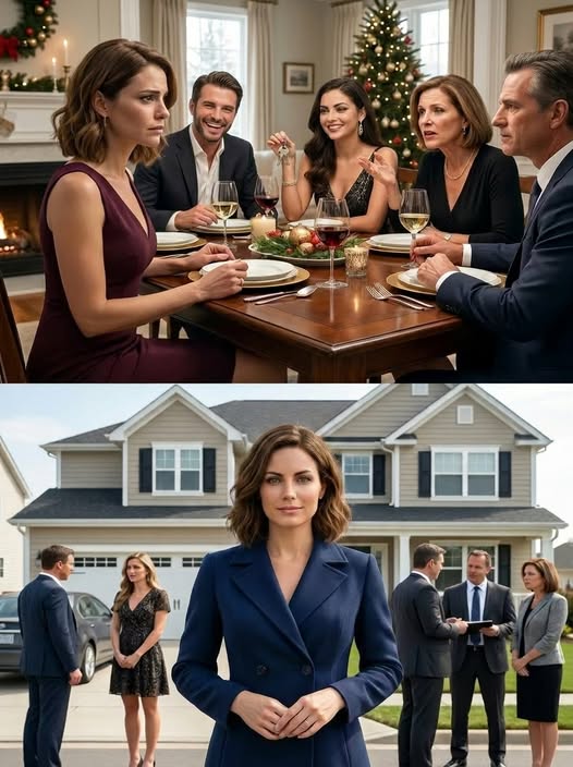 My mother lifted her wineglass at Christmas dinner and smiled like she was offering a blessing. “Your sister bought a house, Anna. When will you finally settle down?” Everyone laughed—until I looked at the house keys in Claire’s hand and recognized