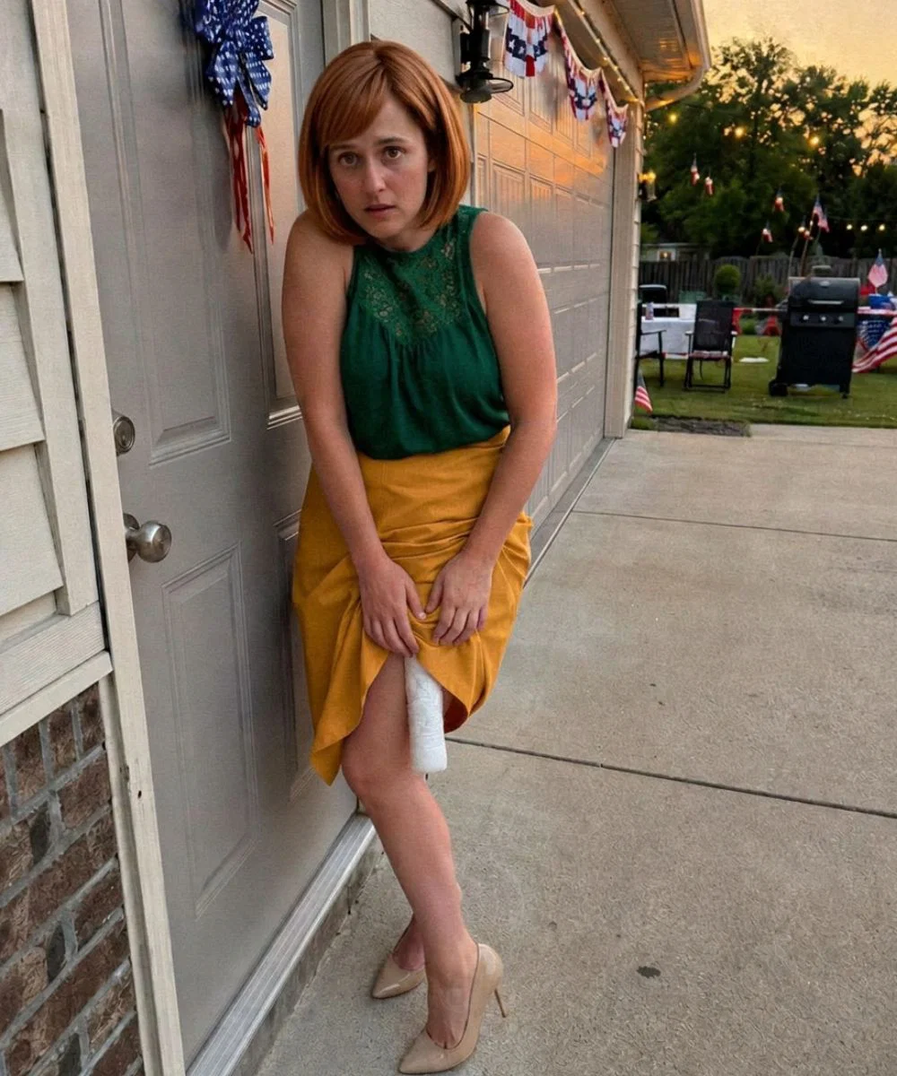 I Caught My Sister-in-Law Sneaking Out of My Garage During Our Fourth of July Cookout – What I Saw Sticking Out from Under Her Skirt Made Me Go Pale
