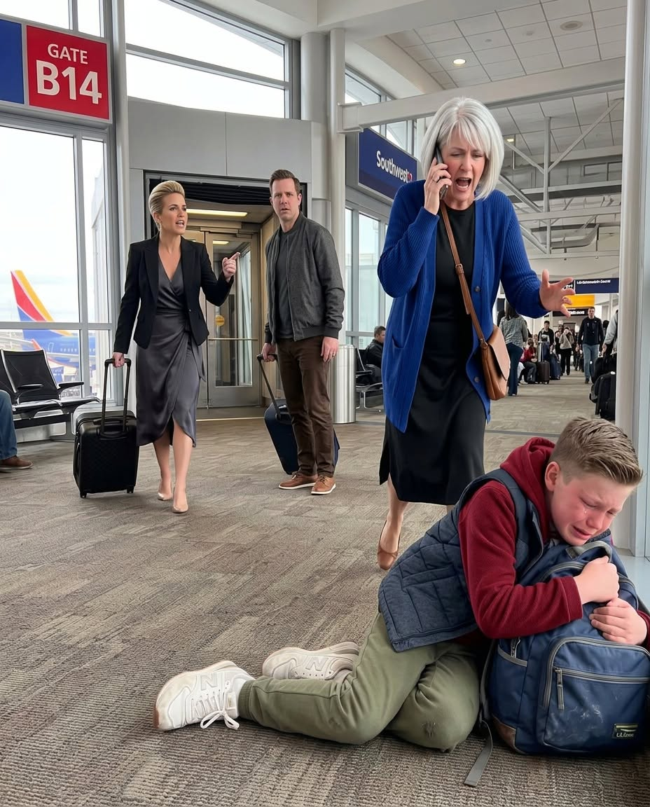 My 10-year-old grandson called me from the airport, scared and alone, after my daughter-in-law left him behind and flew away with my son and her children. Then she sent a message saying he was grounded and would stay home. I couldn’t ignore what she had done, and three days later, their vacation was over.