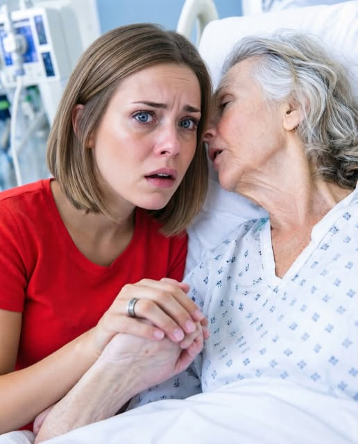 While my grandmother lay dying, my parents and sister never visited—not once. I was the only one holding her hand when she whispered, “After I’m gone, look behind the family portrait in the living room.”