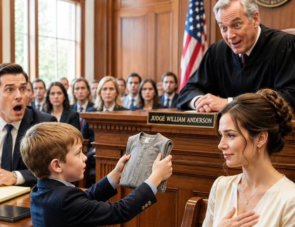 Full part: My Ex-Husband’s Attorney Lifted My Eight-Year-Old Son’s Worn Shirt to Convince the Court I Wasn’t a Good Mother—But My Little Boy Opened the Shirt, Revealed the Hidden Words He Had Written Inside, Uncovered His Father’s Biggest Deception, and Changed the Entire Custody Hearing in One Unexpected Moment.