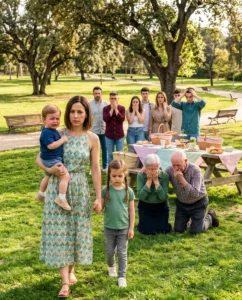 At the Easter picnic, my mother said, “Next time, don’t bring the boy.” No one defended my son until my eldest daughter pulled her chair back and said, “Say it again.” Everyone at the table fell silent. And then… everything changed.