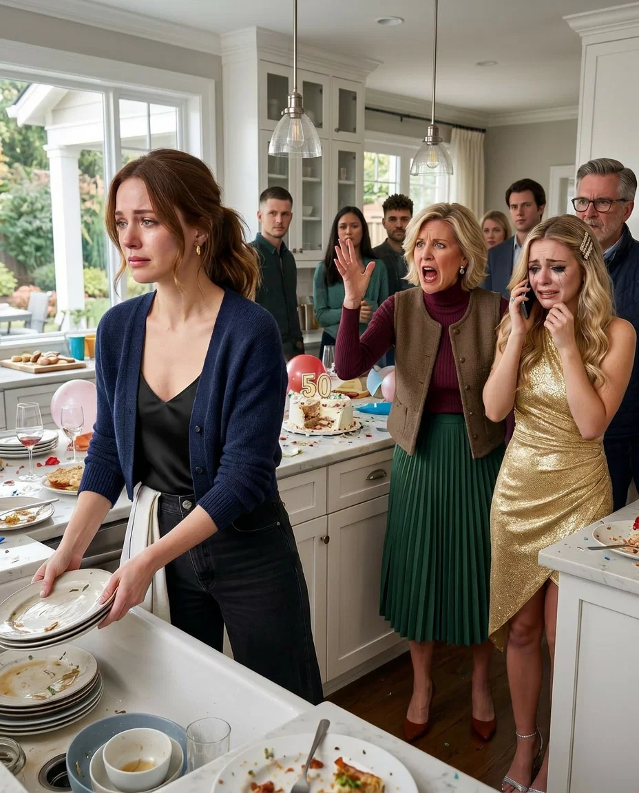 My parents forced me to cook and clean all weekend for my sister’s party with 50 guests.