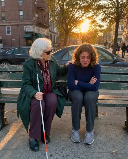 My Husband Stranded Me at a Bus Stop With No Money Then a Blind Millionaire Took My Arm