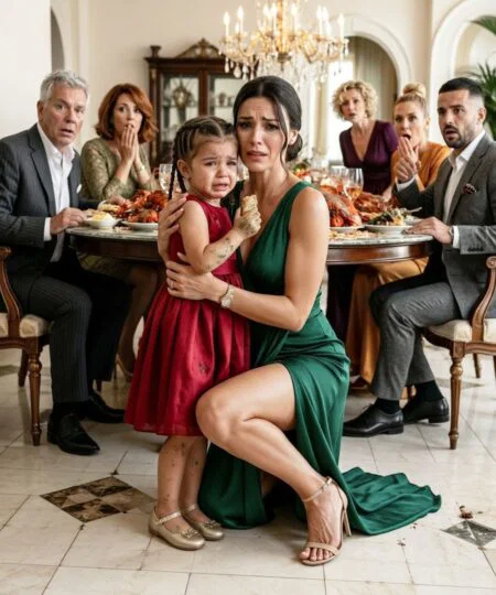 My husband told me “don’t make a scene” when I discovered our daughter eating stale bread outside the house, while six adults were dining like kings with my money.