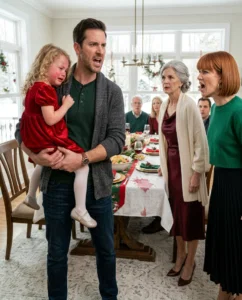 At Christmas dinner, my daughter accidentally spilled juice on the table. My mother-in-law sla:pped her in front of everyone. I stood up, shaking with anger, but my wife screamed, “She deserved it!”
